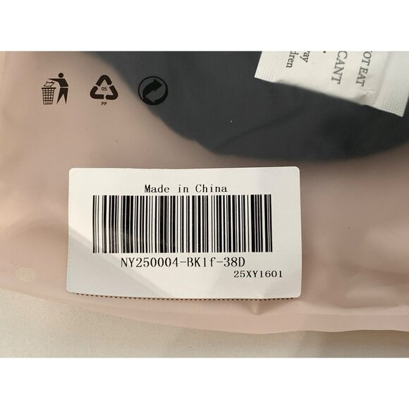 FeelinGirl Bra Women Unlined Underwire Full Coverage Seamless Plunge 38D - Picture 3 of 6